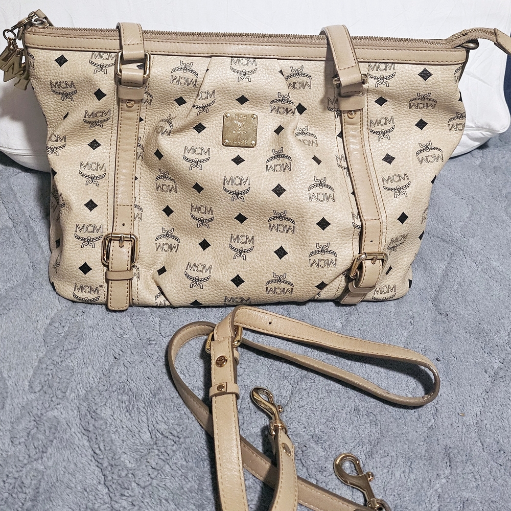 MCM Beige Monogram Women's Bag